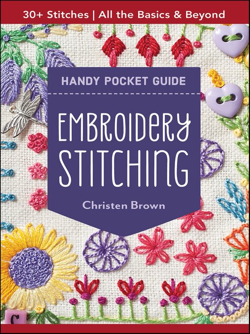 Title details for Embroidery Stitching Handy Pocket Guide by Christen Brown - Wait list